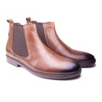 Chelsea brown leather boots