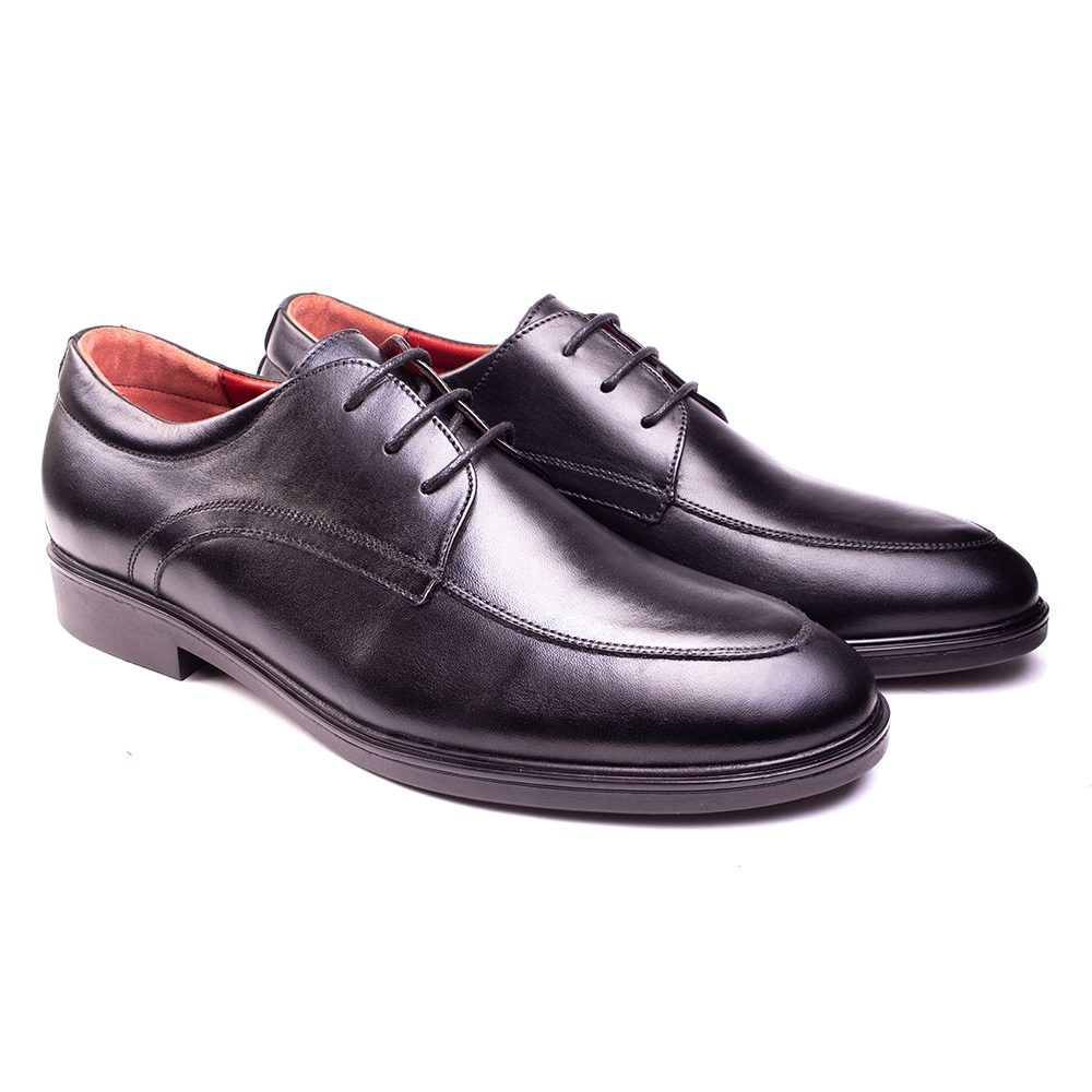 Victor-london-Chaussures-de-ville-en-cuir-vues-paire-1000-1.jpg Classic Dress Shoes - Black - Image 1