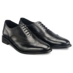 Brogue black brogue shoes