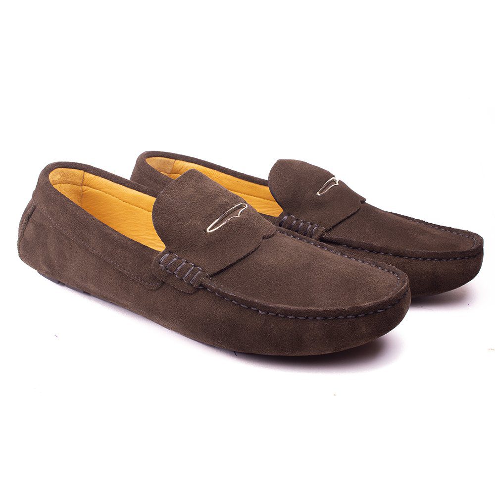 victorlondon-mocassin-daim-marronvues-paire-1000.jpg VL Brown Suede Moccasins - Image 1